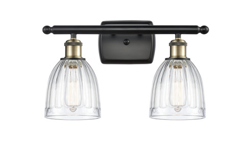 Ballston Two Light Bath Vanity in Black Antique Brass (405|516-2W-BAB-G442)