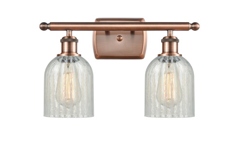 Ballston Two Light Bath Vanity in Antique Copper (405|516-2W-AC-G2511)