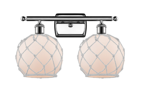 Ballston LED Bath Vanity in Antique Copper (405|516-2W-AC-G121-8RB-LED)