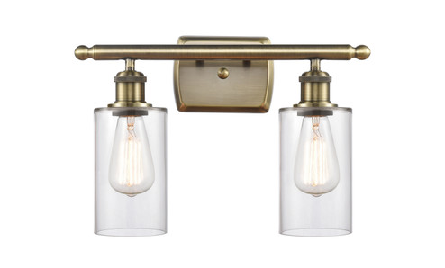 Ballston LED Bath Vanity in Antique Brass (405|516-2W-AB-G802-LED)