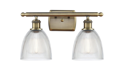 Ballston LED Bath Vanity in Antique Brass (405|516-2W-AB-G382-LED)