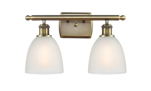 Ballston LED Bath Vanity in Antique Brass (405|516-2W-AB-G381-LED)