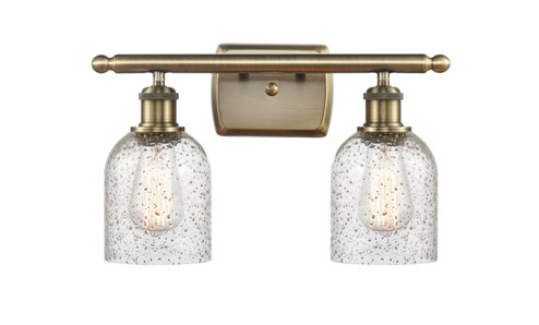 Ballston Two Light Bath Vanity in Antique Brass (405|516-2W-AB-G259)