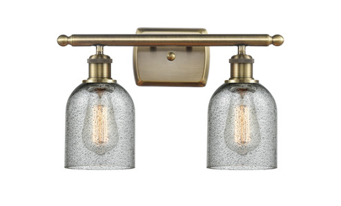 Ballston LED Bath Vanity in Antique Brass (405|516-2W-AB-G257-LED)