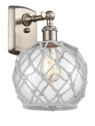 Ballston One Light Wall Sconce in Brushed Satin Nickel (405|516-1W-SN-G122-8RW)