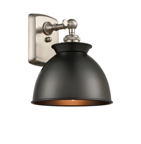 Ballston One Light Wall Sconce in Antique Copper (405|516-1W-AC-M14-BK)