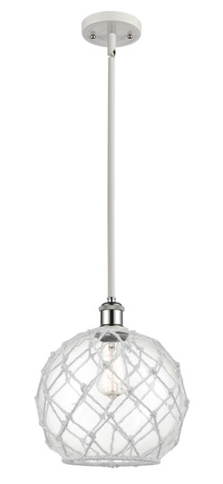 Ballston One Light Mini Pendant in White Polished Chrome (405|516-1S-WPC-G122-10RW)