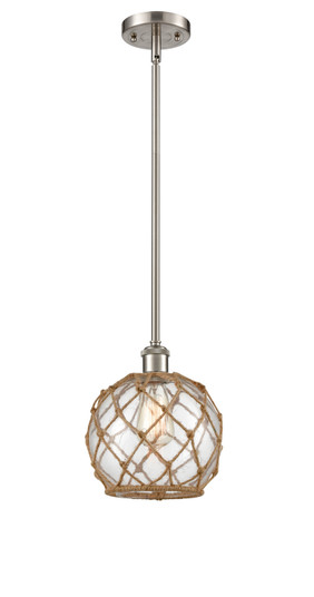Ballston One Light Mini Pendant in Brushed Satin Nickel (405|516-1S-SN-G122-8RB)