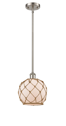 Ballston One Light Mini Pendant in Brushed Satin Nickel (405|516-1S-SN-G121-8RB)