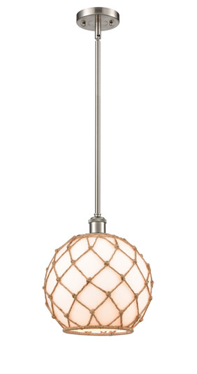 Ballston LED Mini Pendant in Brushed Satin Nickel (405|516-1S-SN-G121-10RB-LED)