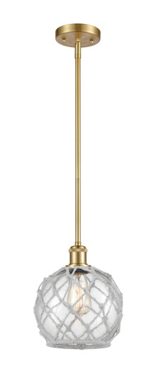 Ballston LED Mini Pendant in Satin Gold (405|516-1S-SG-G122-8RW-LED)