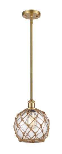 Ballston One Light Mini Pendant in Satin Gold (405|516-1S-SG-G122-8RB)