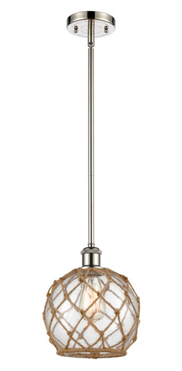 Ballston One Light Mini Pendant in Polished Nickel (405|516-1S-PN-G122-8RB)