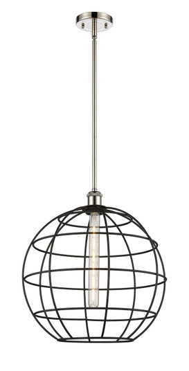 Ballston One Light Mini Pendant in Polished Nickel (405|516-1S-PN-CE-16-BK)