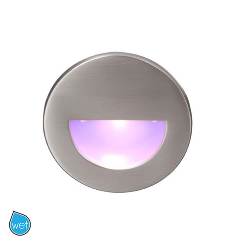 Led3 Cir LED Step and Wall Light in Brushed Nickel (34|WL-LED300-BL-BN)