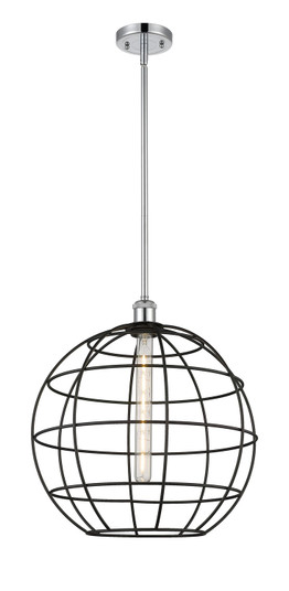 Ballston One Light Mini Pendant in Polished Chrome (405|516-1S-PC-CE-16-BK)