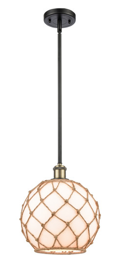 Ballston One Light Mini Pendant in Black Antique Brass (405|516-1S-BAB-G121-10RB)