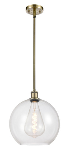 Ballston One Light Mini Pendant in Antique Brass (405|516-1S-AB-G122-12)