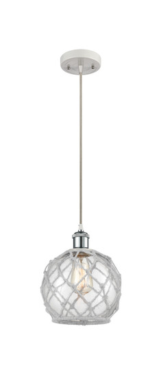 Ballston LED Mini Pendant in White Polished Chrome (405|516-1P-WPC-G122-8RW-LED)