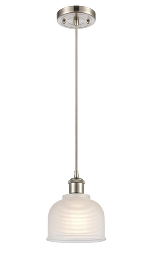 Ballston LED Mini Pendant in Brushed Satin Nickel (405|516-1P-SN-G411-LED)
