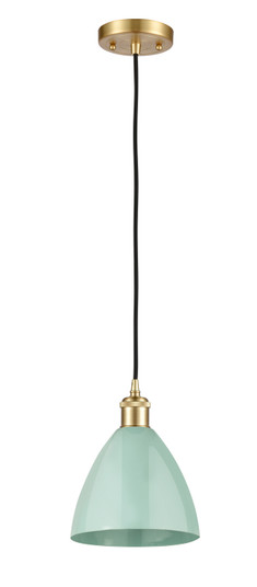 Ballston LED Mini Pendant in Satin Gold (405|516-1P-SG-MBD-75-SF-LED)