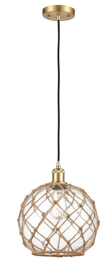 Ballston LED Mini Pendant in Satin Gold (405|516-1P-SG-G122-10RB-LED)