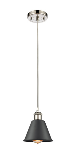 Ballston One Light Mini Pendant in Polished Nickel (405|516-1P-PN-M8)