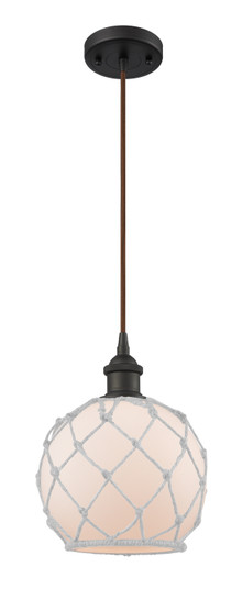Ballston One Light Mini Pendant in Oil Rubbed Bronze (405|516-1P-OB-G121-8RW)