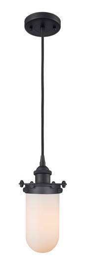 Austere One Light Mini Pendant in Matte Black (405|516-1P-BK-CE231-W)