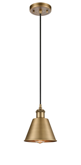 Ballston LED Mini Pendant in Brushed Brass (405|516-1P-BB-M8-LED)