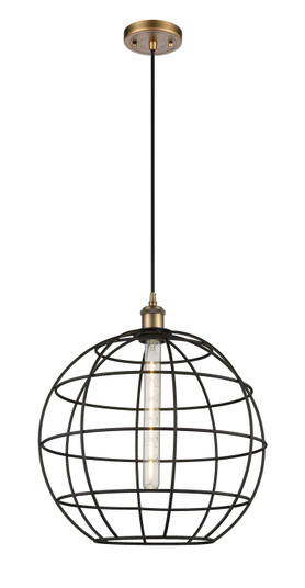 Ballston One Light Mini Pendant in Brushed Brass (405|516-1P-BB-CE-16-BK)