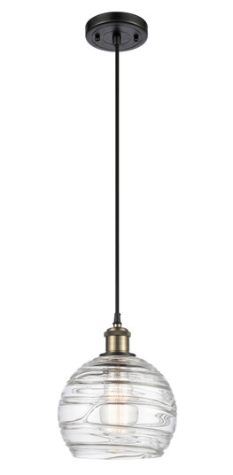 Ballston LED Mini Pendant in Black Antique Brass (405|516-1P-BAB-G1213-8-LED)