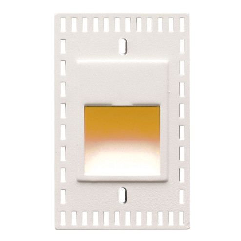 Led200 LED Step and Wall Light in White on Aluminum (34|WL-LED200TR-AM-WT)