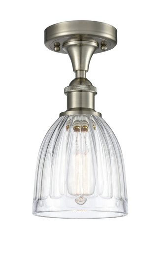 Ballston One Light Semi-Flush Mount in Brushed Satin Nickel (405|516-1C-SN-G442)