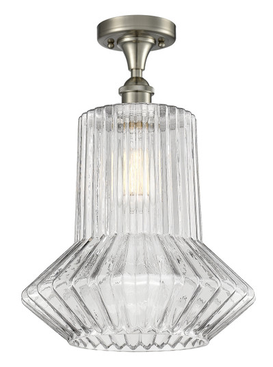 Ballston One Light Semi-Flush Mount in Brushed Satin Nickel (405|516-1C-SN-G212)