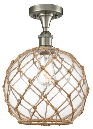 Ballston LED Semi-Flush Mount in Brushed Satin Nickel (405|516-1C-SN-G122-10RB-LED)