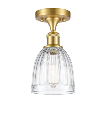 Ballston One Light Semi-Flush Mount in Satin Gold (405|516-1C-SG-G442)