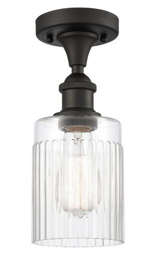 Ballston LED Semi-Flush Mount in Polished Nickel (405|516-1C-PN-G341-LED)
