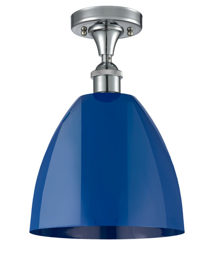 Ballston One Light Semi-Flush Mount in Polished Chrome (405|516-1C-PC-MBD-9-BL)