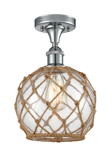 Ballston LED Semi-Flush Mount in Polished Chrome (405|516-1C-PC-G122-8RB-LED)
