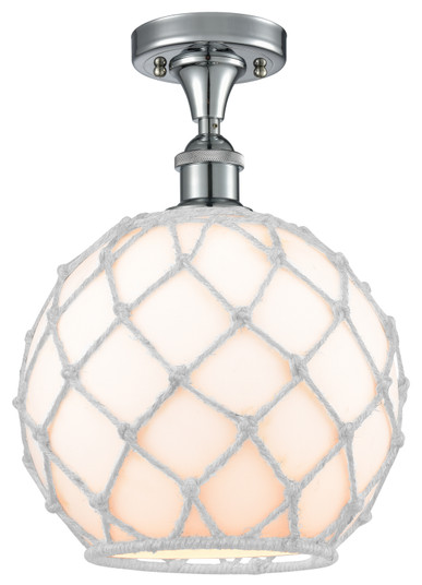 Ballston One Light Semi-Flush Mount in Polished Chrome (405|516-1C-PC-G121-10RW)