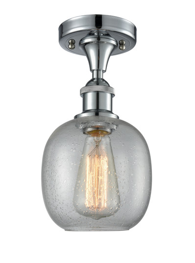 Ballston One Light Semi-Flush Mount in Polished Chrome (405|516-1C-PC-G104)