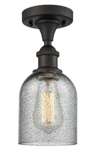 Ballston One Light Semi-Flush Mount in Oil Rubbed Bronze (405|516-1C-OB-G257)