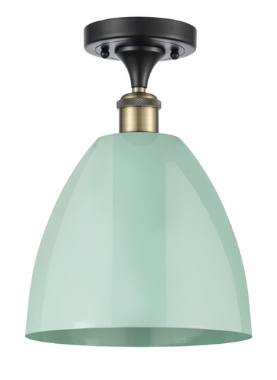 Ballston One Light Semi-Flush Mount in Matte Black (405|516-1C-BK-MBD-9-GR)