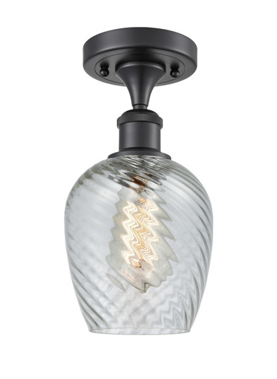 Ballston LED Semi-Flush Mount in Matte Black (405|516-1C-BK-G292-LED)