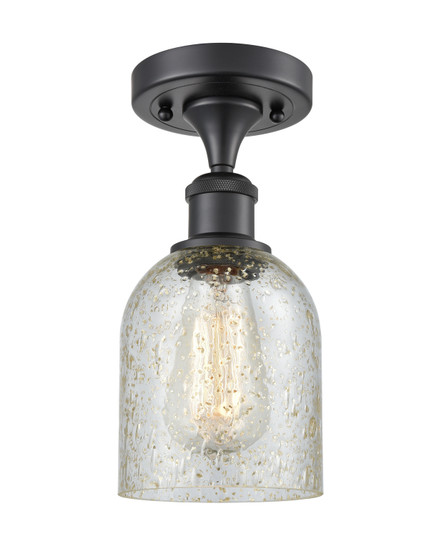 Ballston One Light Semi-Flush Mount in Matte Black (405|516-1C-BK-G259)
