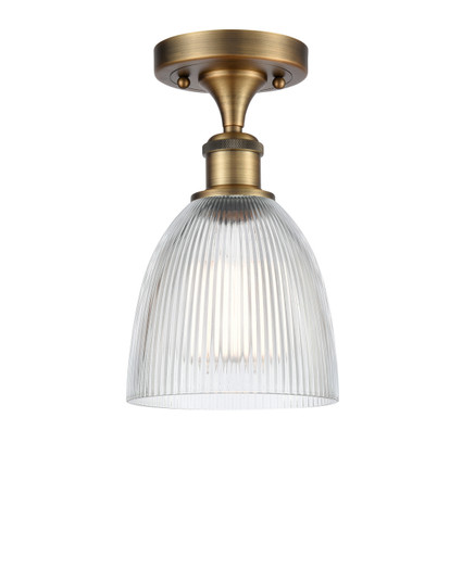 Ballston LED Semi-Flush Mount in Brushed Brass (405|516-1C-BB-G382-LED)