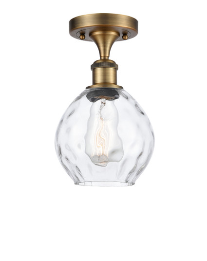 Ballston One Light Semi-Flush Mount in Brushed Brass (405|516-1C-BB-G362)