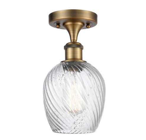 Ballston LED Semi-Flush Mount in Brushed Brass (405|516-1C-BB-G292-LED)