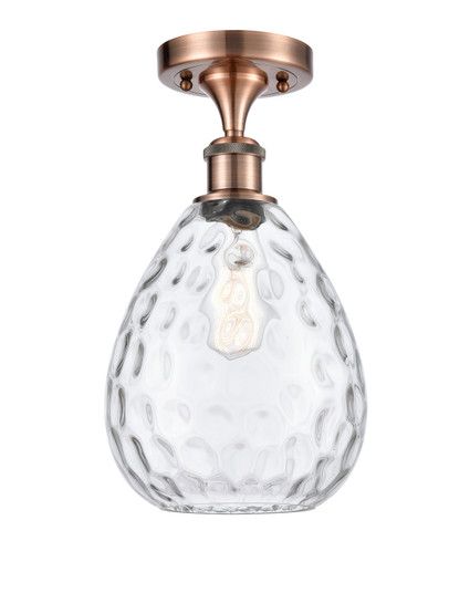 Ballston LED Semi-Flush Mount in Antique Copper (405|516-1C-AC-G372-LED)